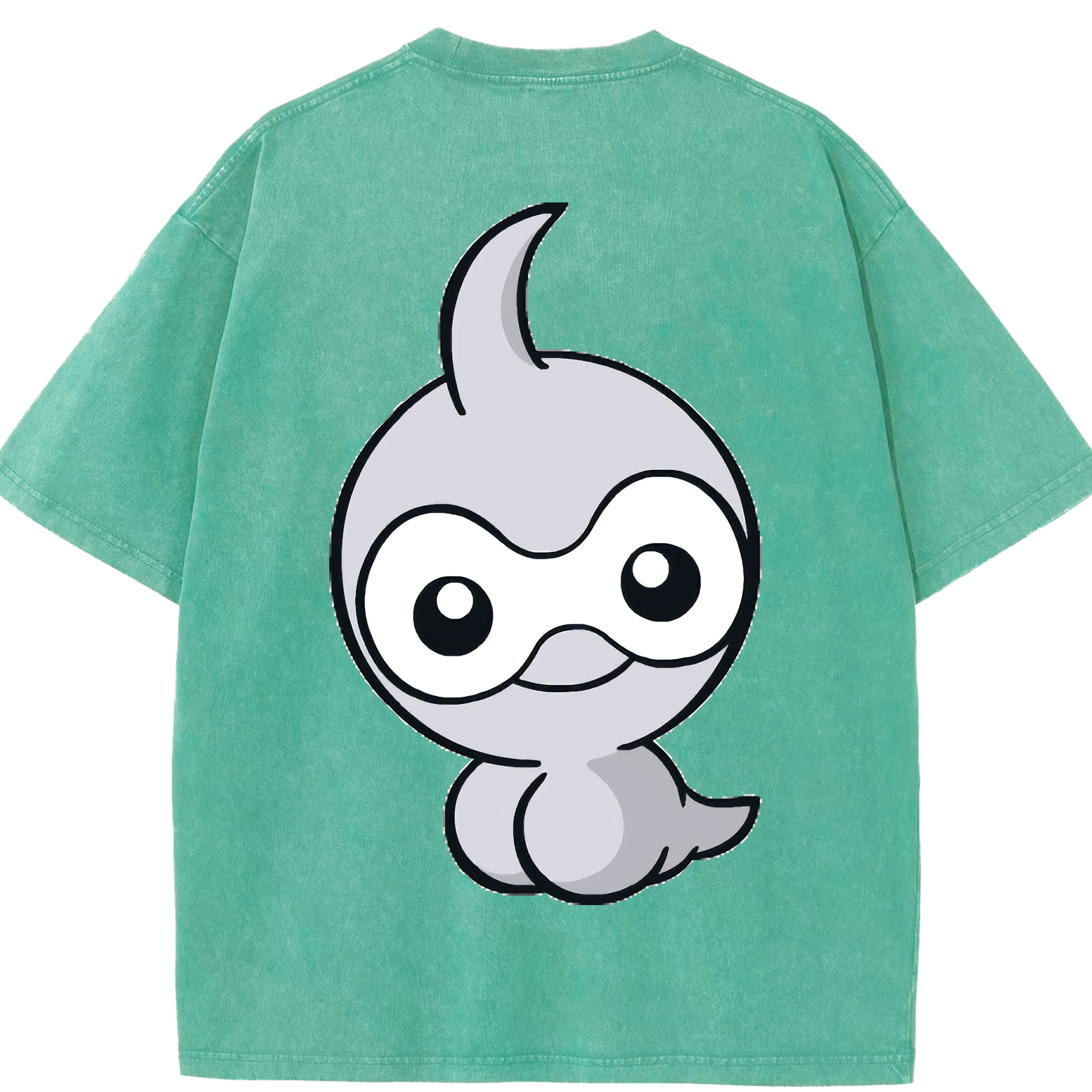 （画像用） ポケットモンスター Pokémon 綿100% ヴィンテージ風 半袖Tシャツ（背面プリント）